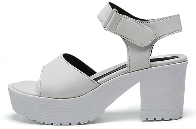 잭앤질 여성용 찍찍이 통굽샌들 JB4310