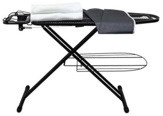 Gadamda 燙衣板布套 + 襯墊組合, 黑色