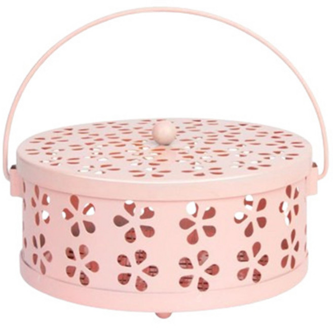 정상아이앤 캠핑 모기향 거치대, 베이비핑크, 1단, 1개