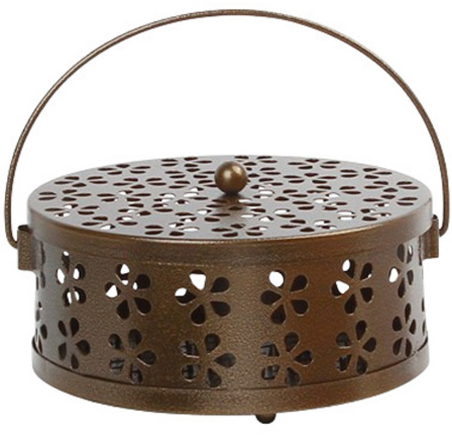 정상아이앤 캠핑 모기향 거치대, 브라운, 1단, 1개