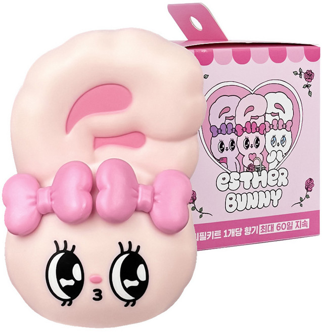 BELLEAMANT 艾絲樂小兔 蝴蝶結邦尼 大臉車用芳香劑補充包, 白麝香, 1個