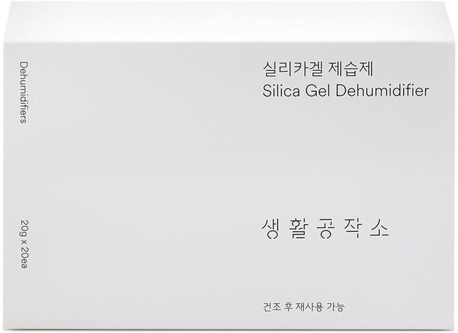 생활공작소 실리카겔 제습제 본품, 400g, 1개