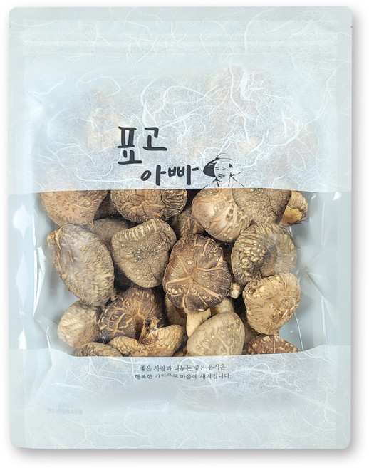 표고아빠네 참나무 원목 재배 말린 건조 표고버섯 동고 중, 1개, 200g