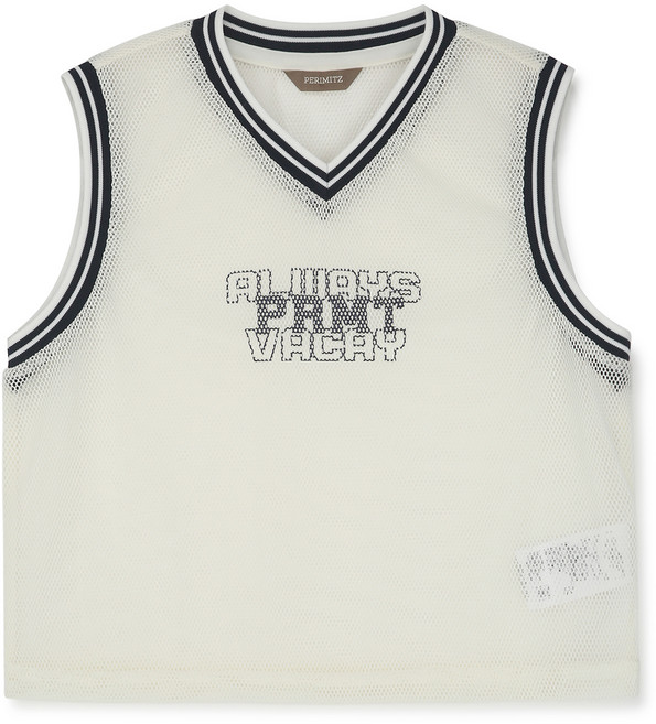 페리미츠 남아용 냉감 통기성 블록코어 매쉬 망사 티 P2424T132