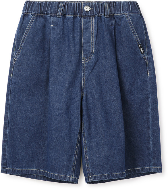 꼬망스 R10U 남아용 앞핀턱 5부 데님팬츠 U2421Q216