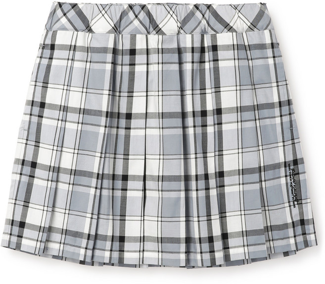꼬망스 R10U 여아용 선염 체크 플리츠 스커트 U2421S651041