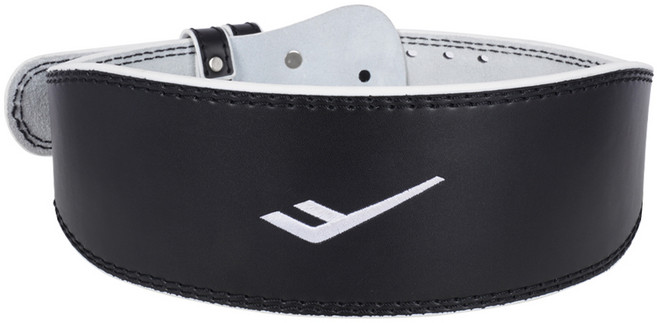 프로스펙스 스트렝스 가죽 헬스 리프팅 벨트, 블랙, 1개