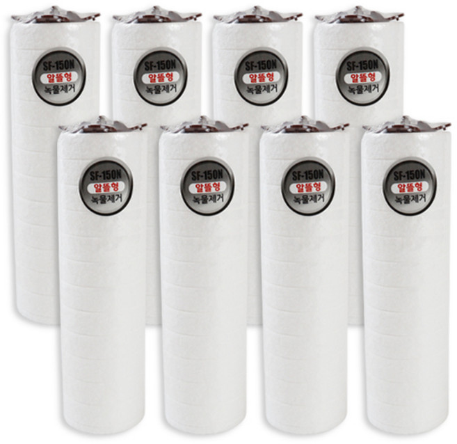 아쿠아듀오 정수 리필필터 고급형 SF-150N, 8개, 무향