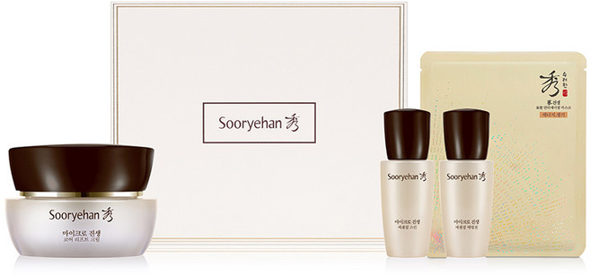 Sooryehan 秀雅韓 Micro人參核心緊緻面霜企劃套組, 1組