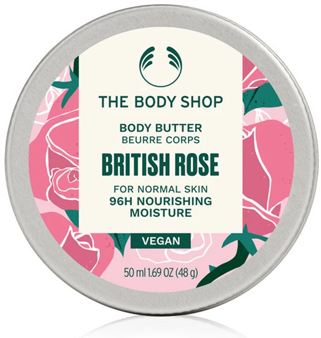 더바디샵 바디 버터 브리티쉬 로즈향, 50ml, 1개 - 쿠팡