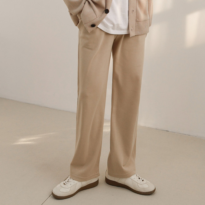 남성용 디스페로 빅사이즈 세미와이드 츄리닝 트레이닝 팬츠