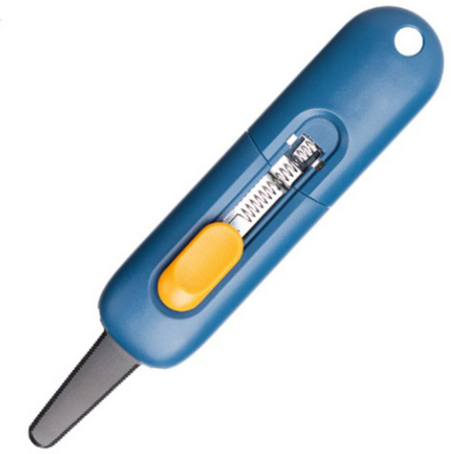 델리 잡기편한 오토락 톱날컷터 TD700, 블루, 1개