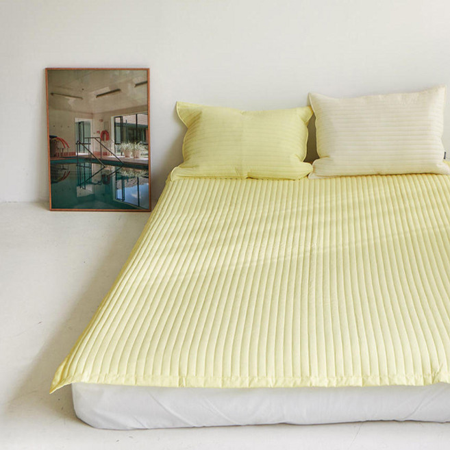 스위티 스프레드 + 베개커버 세트, 레몬옐로우