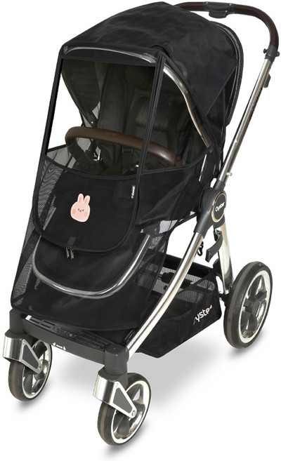 마니또 메쉬 오이스터3 와펜 유모차 전용 방충커버, 바니, 1개