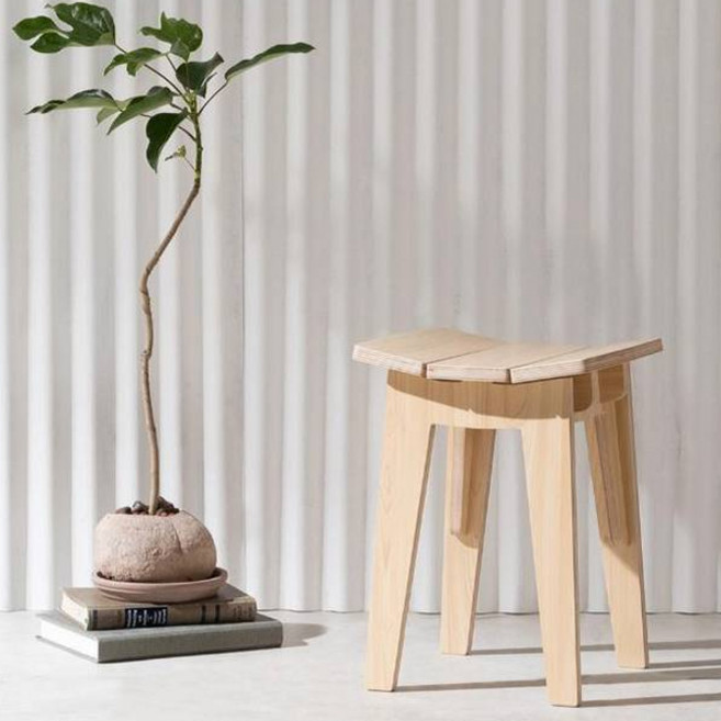 리바트 프리즘 DIY 스툴 방문설치, 오크, 1개