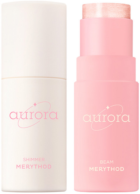 MERYTHOD 閃耀極光打亮膏, 01 Shimmer+02 Beam, 1組