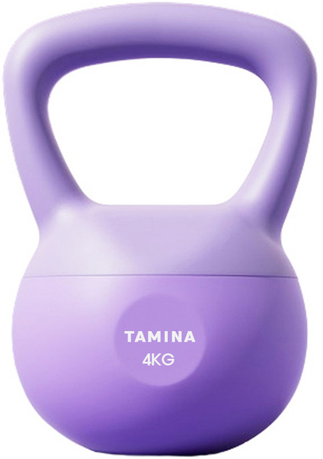 타미나스포츠 프리미엄 말랑말랑 케틀벨, 퍼플, 4kg, 1개