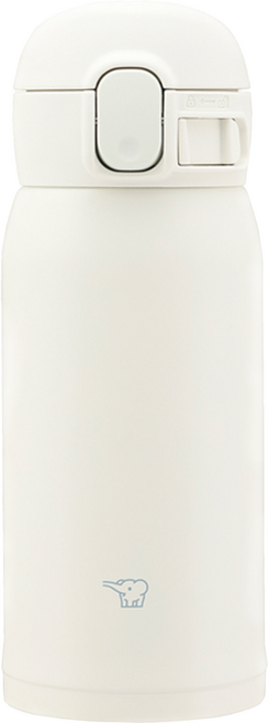 ZOJIRUSHI 象印 不銹鋼真空保溫杯 SM-WS36, 霧光白, 360ml, 1個