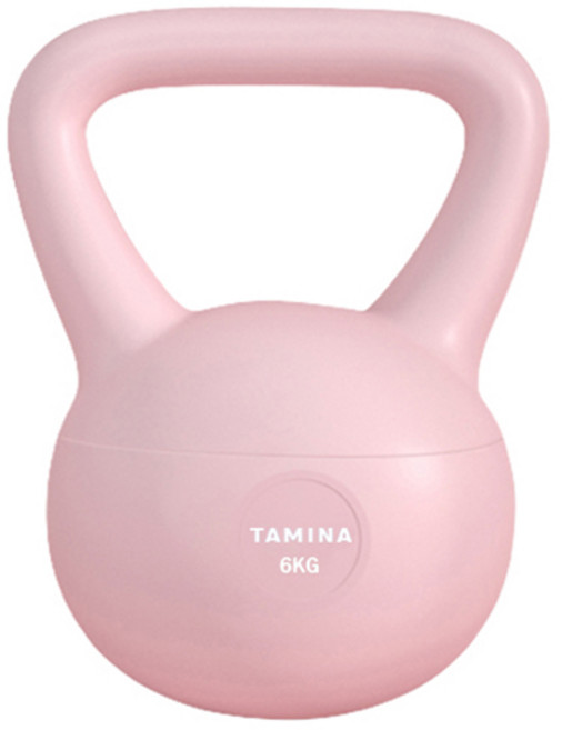 타미나스포츠 말랑말랑 소프트 케틀벨, 핑크, 6kg, 1개