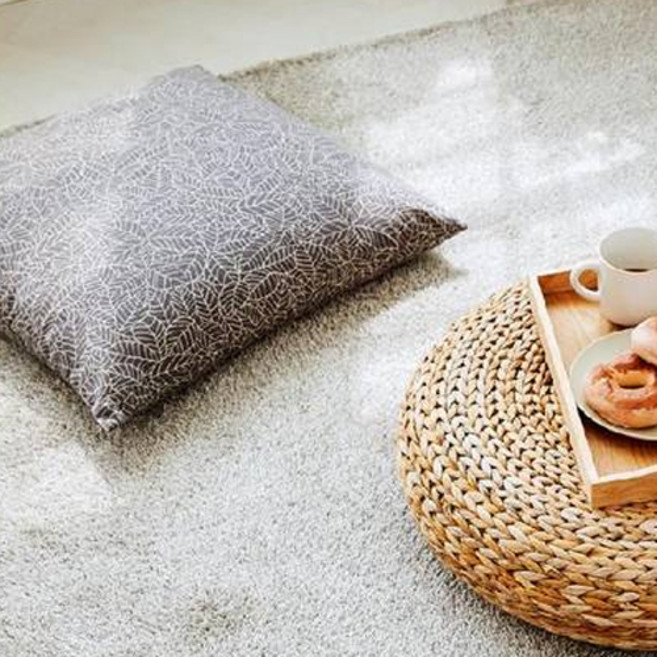 팜데코 보테닉 린넨 대형 두꺼운 좌식 사각 방석