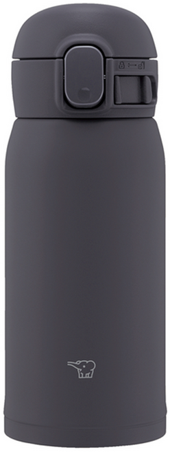 ZOJIRUSHI 象印 不銹鋼真空保溫杯 SM-WS36, 消光黑, 360ml, 1個