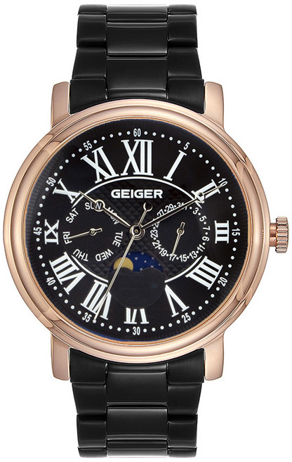 가이거 남성용 문페이즈 시계 GE8050BROB M