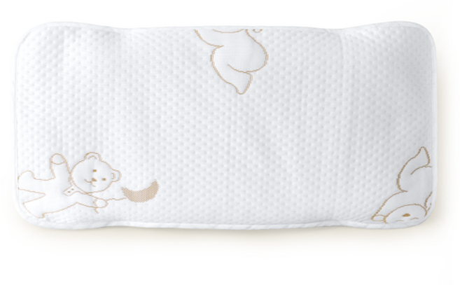 프랑떼 유아용 프리미엄 듀라론 즉각 냉감 밴딩 베개커버, 꿈꾸는 곰돌이