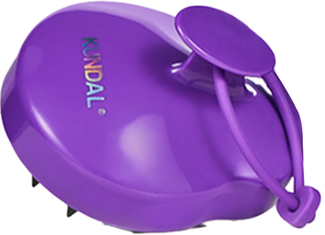 KUNDAL 昆黛爾 頭皮清潔按摩刷, 紫色, 1個