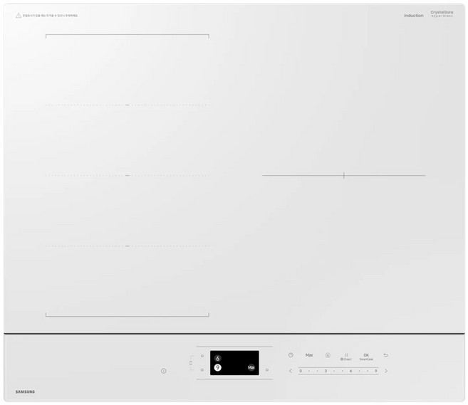 삼성전자 BESPOKE AI 플렉스존 인덕션 3구 방문설치, NZ63DB657CFH(글램화이트), 빌트인