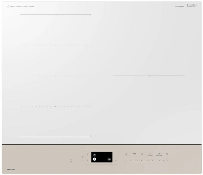삼성전자 BESPOKE AI 플렉스존 인덕션 3구 방문설치, NZ63DB657CFE(글램베이지), 빌트인
