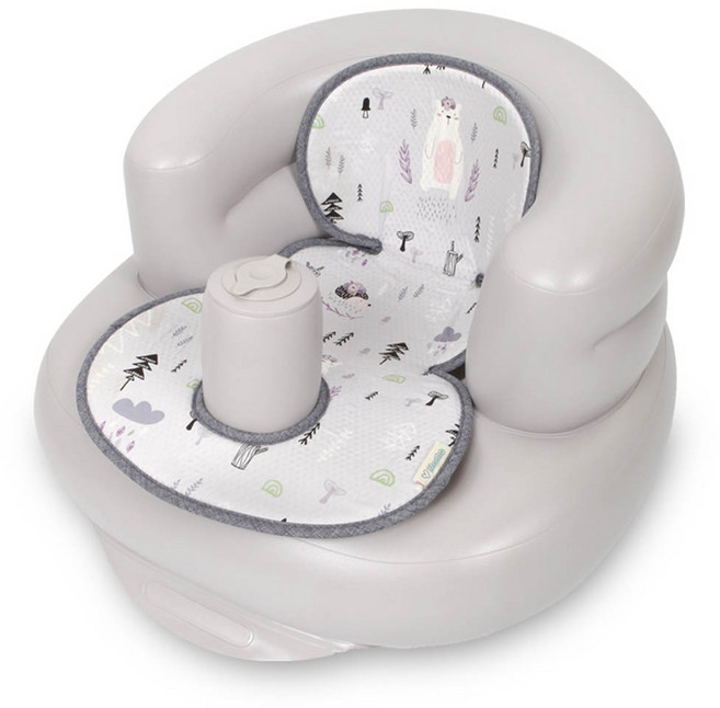 마니또 유아용 소프트의자 사계절 이너시트 라이너, 스칸디나비아 베어그레이, 1개