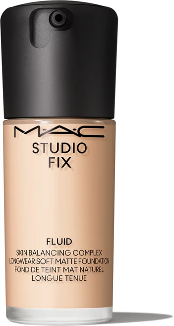 맥 스튜디오 픽스 플루이드 스킨 밸런싱 콤플렉스 롱웨어 소프트 매트 파운데이션 SPF 25 PA++ 30ml, NC15, 1개 - 쿠팡