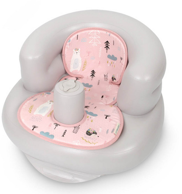 마니또 유아용 소프트의자 사계절 이너시트 라이너, 스칸디나비아 베어핑크, 1개