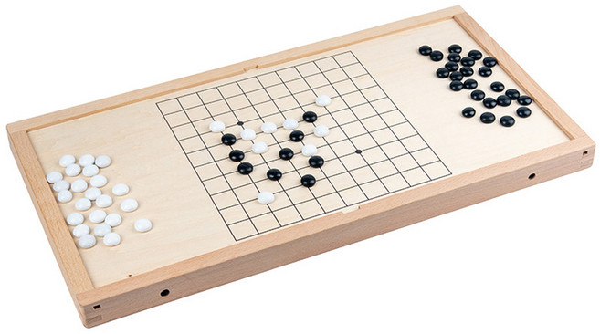 KHOHIMO Ting Ting Puck Sling Puck 雙面五子棋桌遊組, 混合色