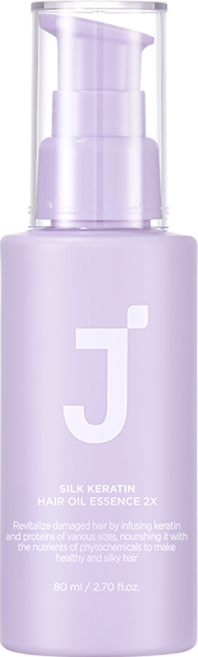 제이숲 실크 케라틴 헤어 오일 에센스 2X, 80ml, 1개