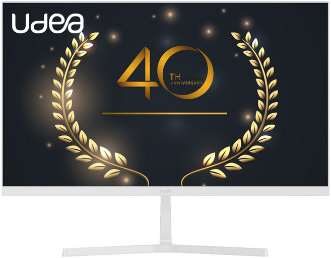 Udea FHD JCHyun EDGE Ucare IPS Home Entertain 100Hz 螢幕 白色, 60cm, ED2431HF(無亮點)