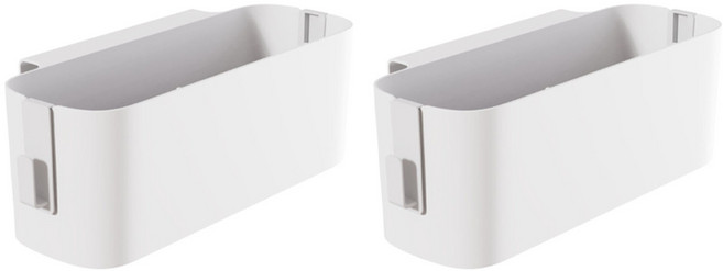라비베베 아기 기저귀 교환대 정리함, 화이트, 2개