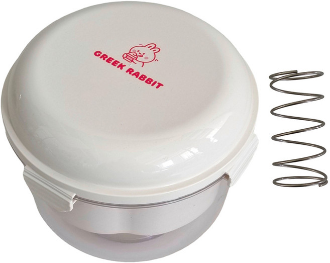 그릭래빗 꾸덕박사 유청분리기 + 강력스프링, 아이보리, 1개