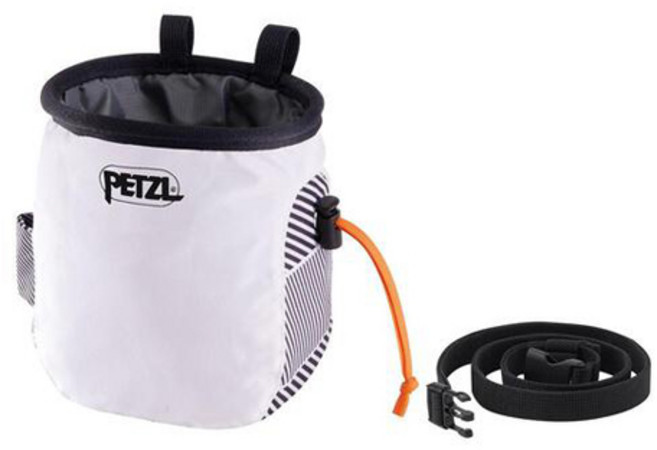 페츨 사카 클라이밍 볼더링 초크백 AP-S039BB, 화이트 데즐