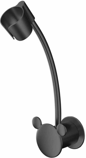 모나코올리브 360도 베어 드라이기 거치대 + 실란트픽스, 블랙, 1개