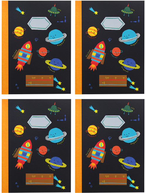 헬로우모리스 우주 그림일기장 초등1-2, 혼합색상, 4개