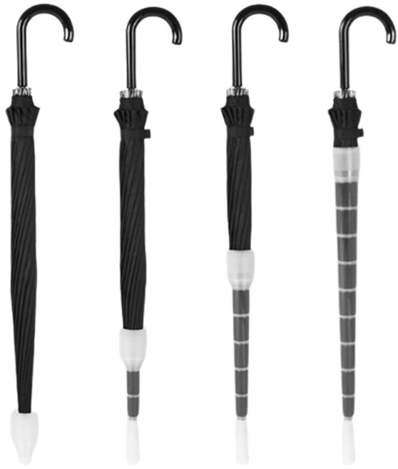 장우산 방수 커버, 투명, 4개