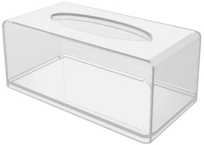 마켓피오 투명 고급 아크릴 냅킨케이스, 타입2, 1개