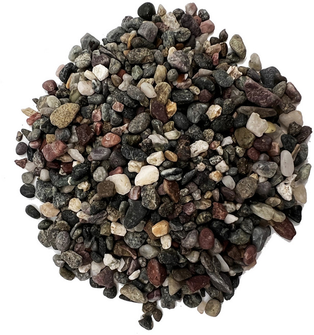 샘아쿠아 리프레쉬 자갈 3~5mm 3.4kg, 블랙 믹스, 1개