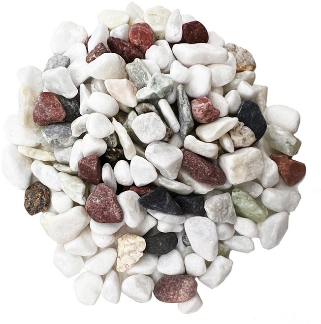 샘아쿠아 리프레쉬 바닥재 자갈 5~8mm 3.4kg, 스프링클 믹스, 1개