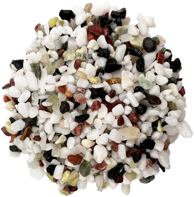 샘아쿠아 관상어 리프레쉬 자갈 3~5mm 3.4kg, 스프링클 믹스, 1개