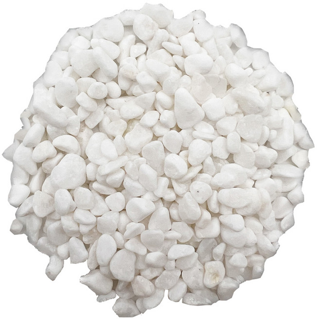 샘아쿠아 리프레쉬 자갈 3~5mm 3.4kg, 화이트, 1개