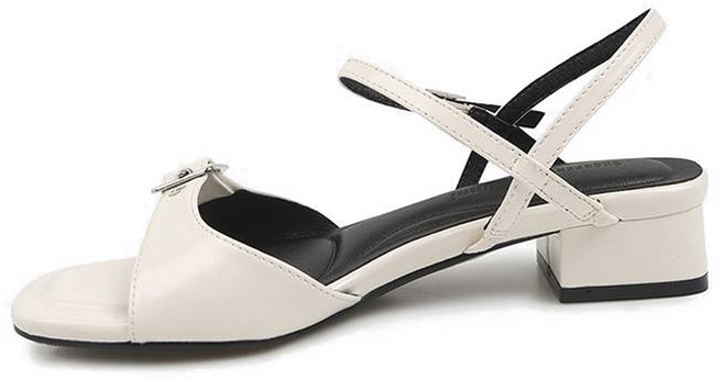 슈펜 여성용 스퀘어 버클 스트랩 샌들 3cm HPWWNES601