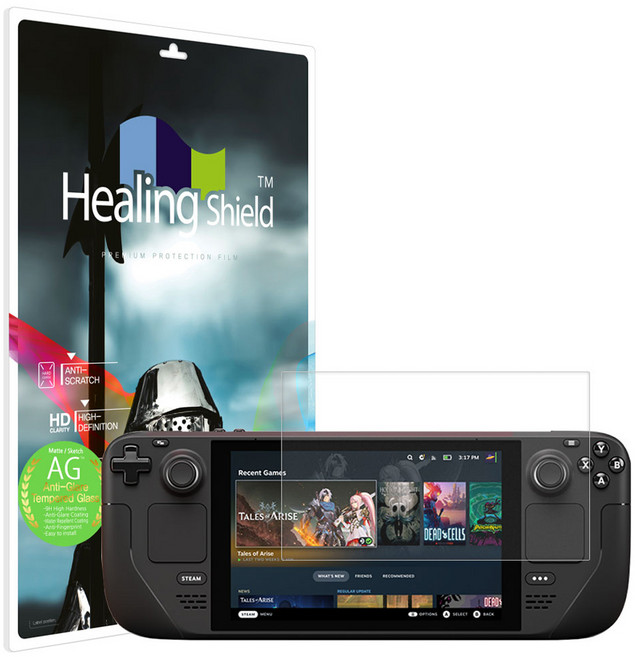 힐링쉴드 OLED 저반사 강화유리필름, 1개