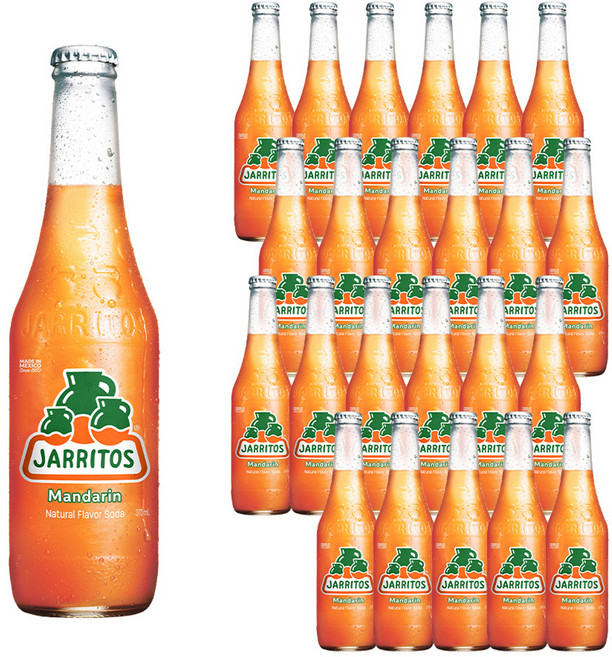 하리토스 만다린 탄산음료, 24개, 370ml